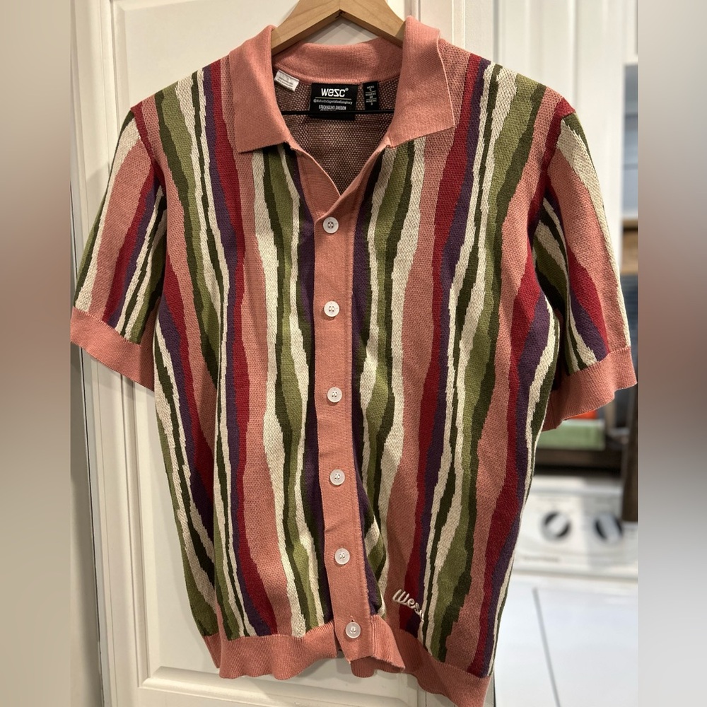 Wesc Multicolor (pnk/grn/cr)Striped-Top